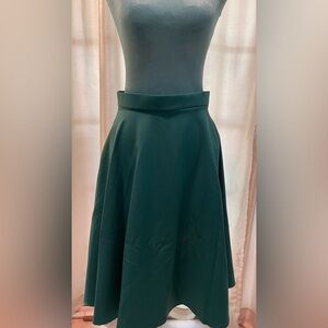 Teal circle skirt sz S